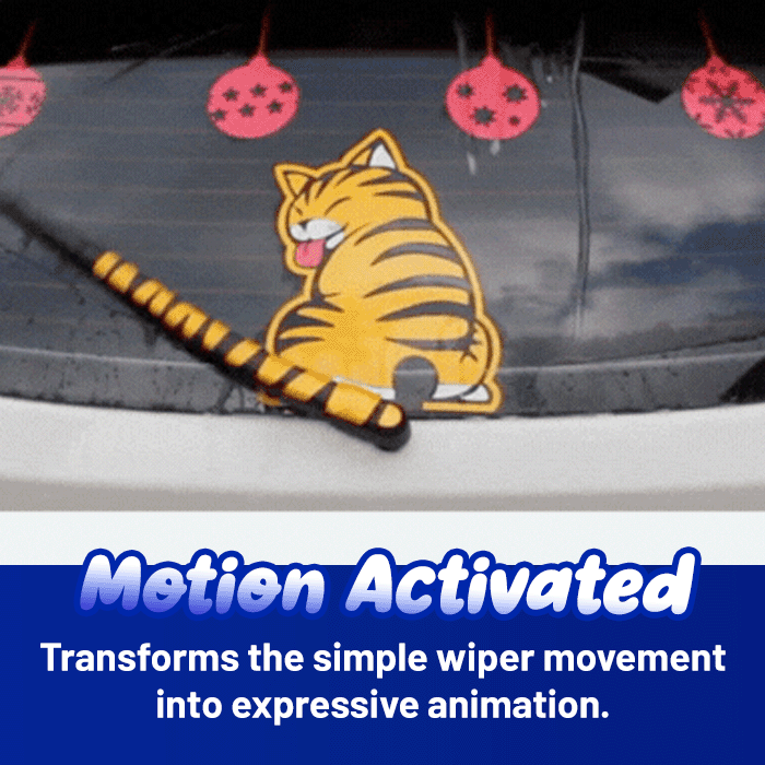 🔥2025’s Hottest Car Trend! | AEXZR® Car Rear Wiper Charming Tail-Wagging Sticker